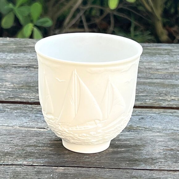 Lladro Sailing The Seas Votive Cup Candle Holder #17657 Collectors Society BOX - Picture 1 of 9